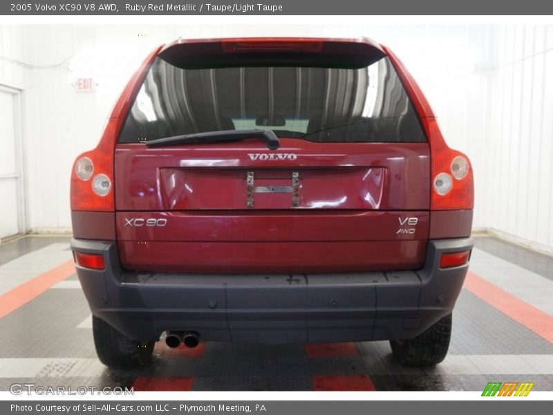 Ruby Red Metallic / Taupe/Light Taupe 2005 Volvo XC90 V8 AWD