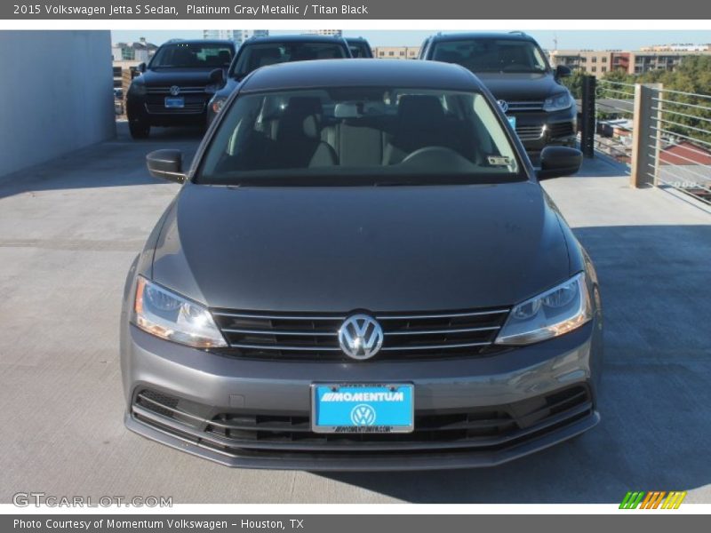Platinum Gray Metallic / Titan Black 2015 Volkswagen Jetta S Sedan