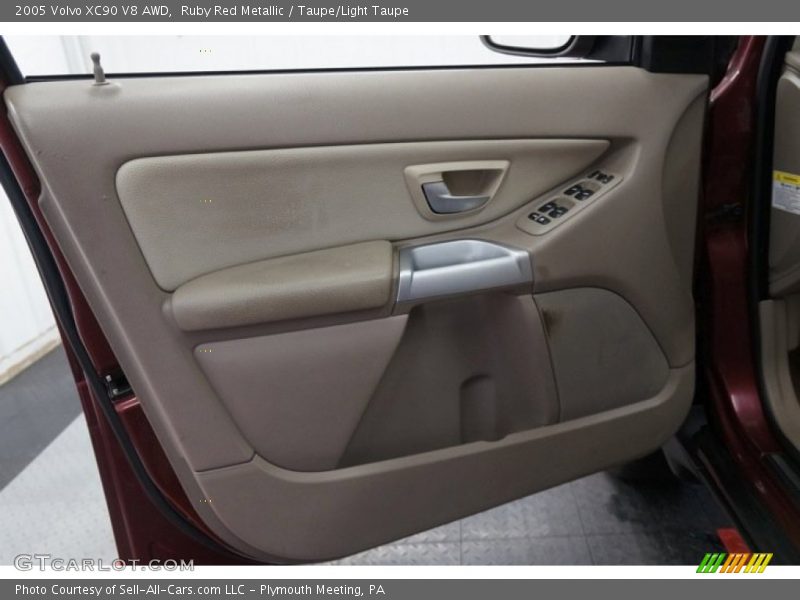 Ruby Red Metallic / Taupe/Light Taupe 2005 Volvo XC90 V8 AWD