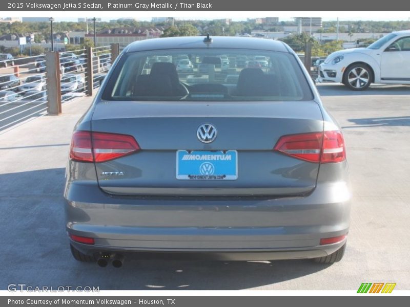 Platinum Gray Metallic / Titan Black 2015 Volkswagen Jetta S Sedan