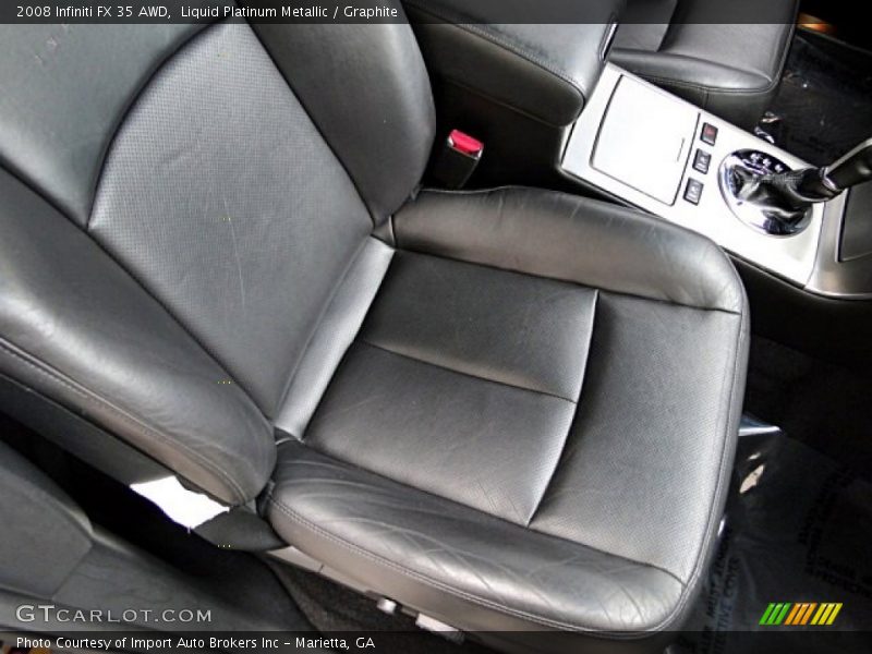 Liquid Platinum Metallic / Graphite 2008 Infiniti FX 35 AWD