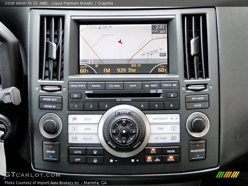 Liquid Platinum Metallic / Graphite 2008 Infiniti FX 35 AWD