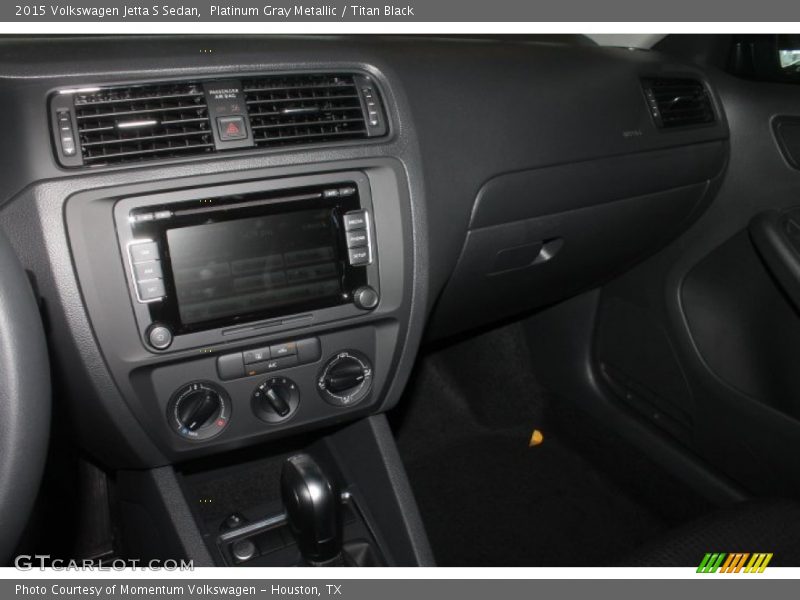 Platinum Gray Metallic / Titan Black 2015 Volkswagen Jetta S Sedan