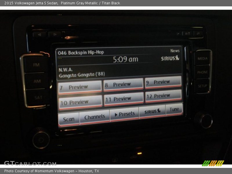 Platinum Gray Metallic / Titan Black 2015 Volkswagen Jetta S Sedan