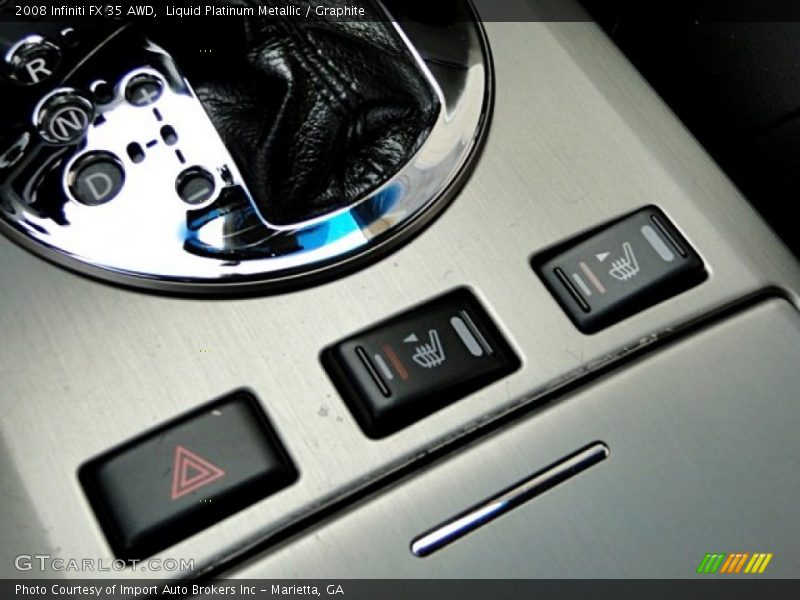 Liquid Platinum Metallic / Graphite 2008 Infiniti FX 35 AWD