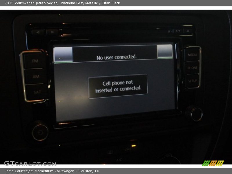 Platinum Gray Metallic / Titan Black 2015 Volkswagen Jetta S Sedan