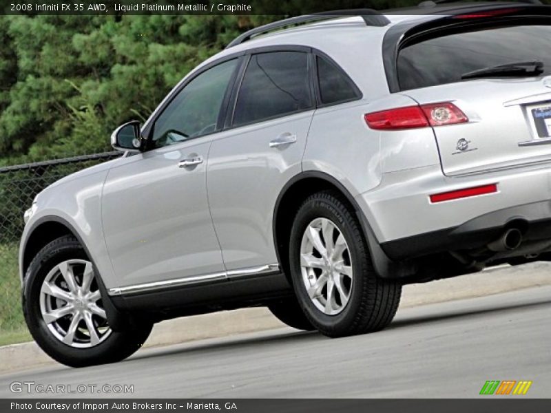 Liquid Platinum Metallic / Graphite 2008 Infiniti FX 35 AWD