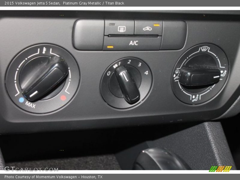 Controls of 2015 Jetta S Sedan