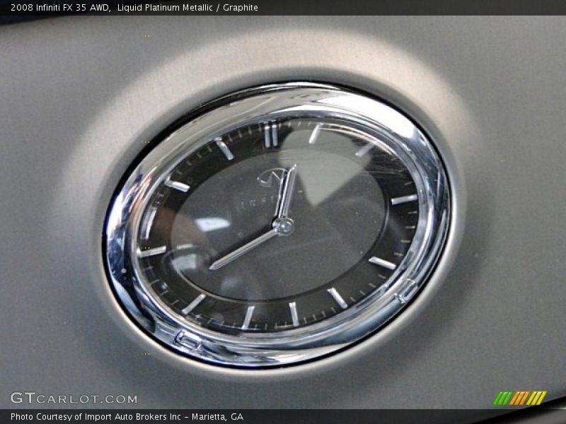 Liquid Platinum Metallic / Graphite 2008 Infiniti FX 35 AWD