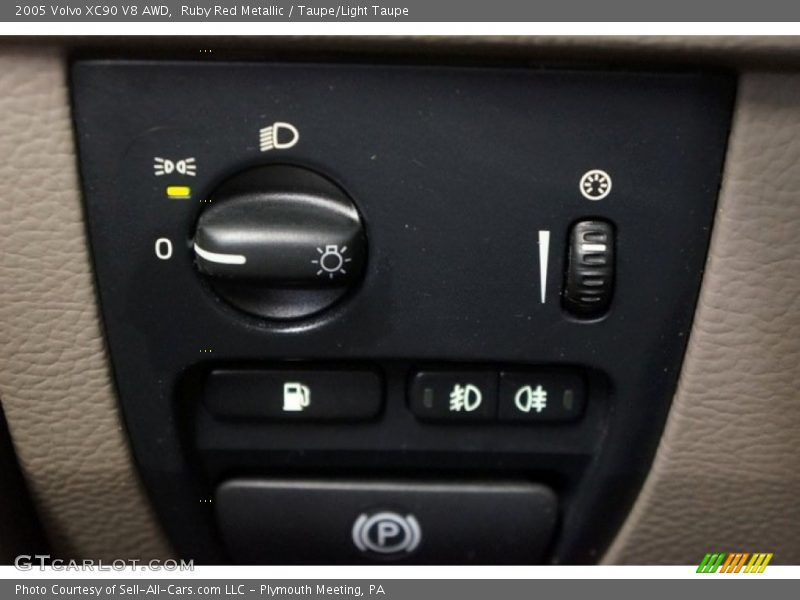 Ruby Red Metallic / Taupe/Light Taupe 2005 Volvo XC90 V8 AWD