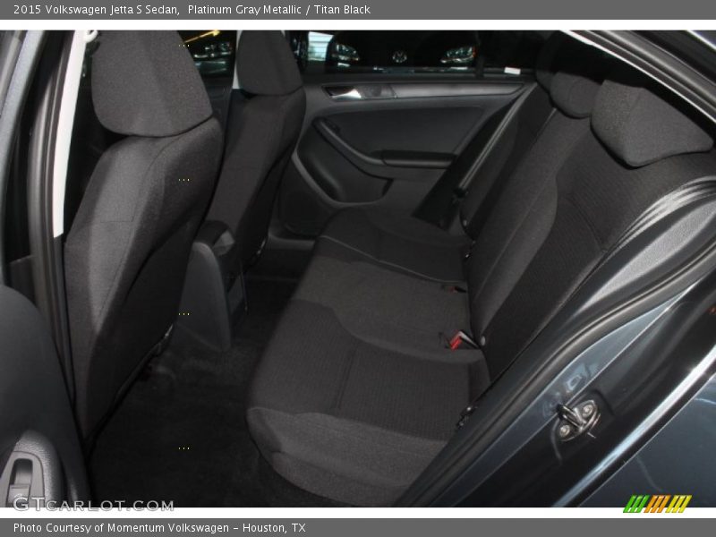 Rear Seat of 2015 Jetta S Sedan
