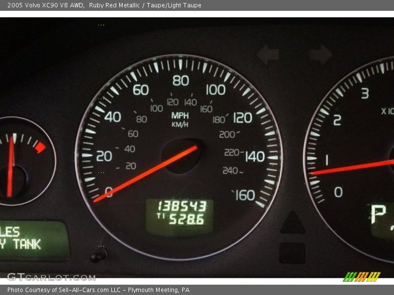 Ruby Red Metallic / Taupe/Light Taupe 2005 Volvo XC90 V8 AWD