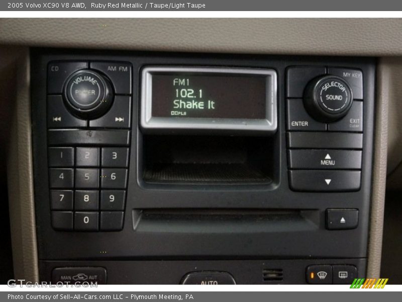 Ruby Red Metallic / Taupe/Light Taupe 2005 Volvo XC90 V8 AWD