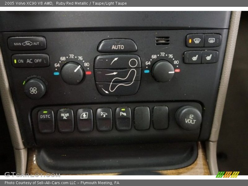 Ruby Red Metallic / Taupe/Light Taupe 2005 Volvo XC90 V8 AWD