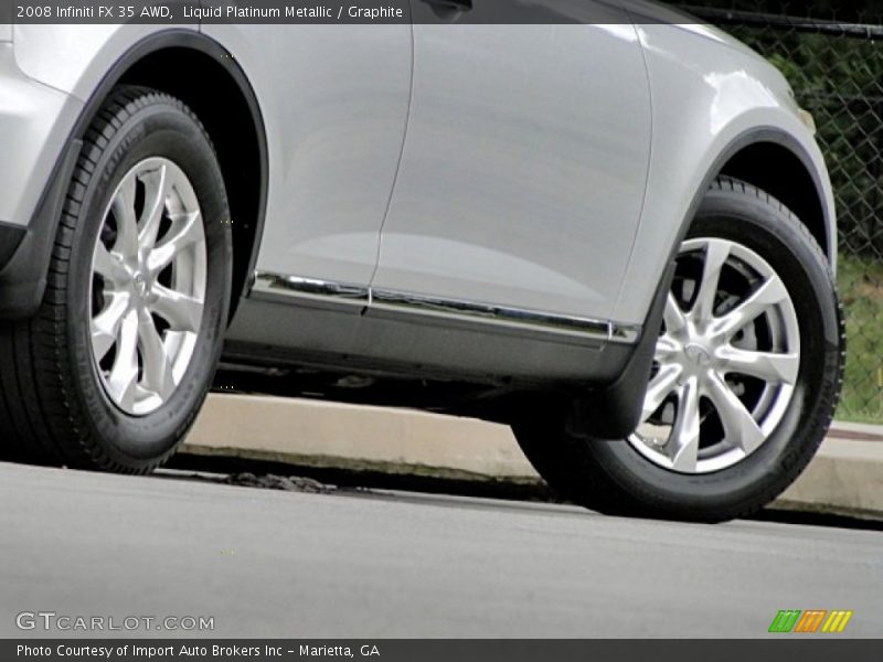 Liquid Platinum Metallic / Graphite 2008 Infiniti FX 35 AWD
