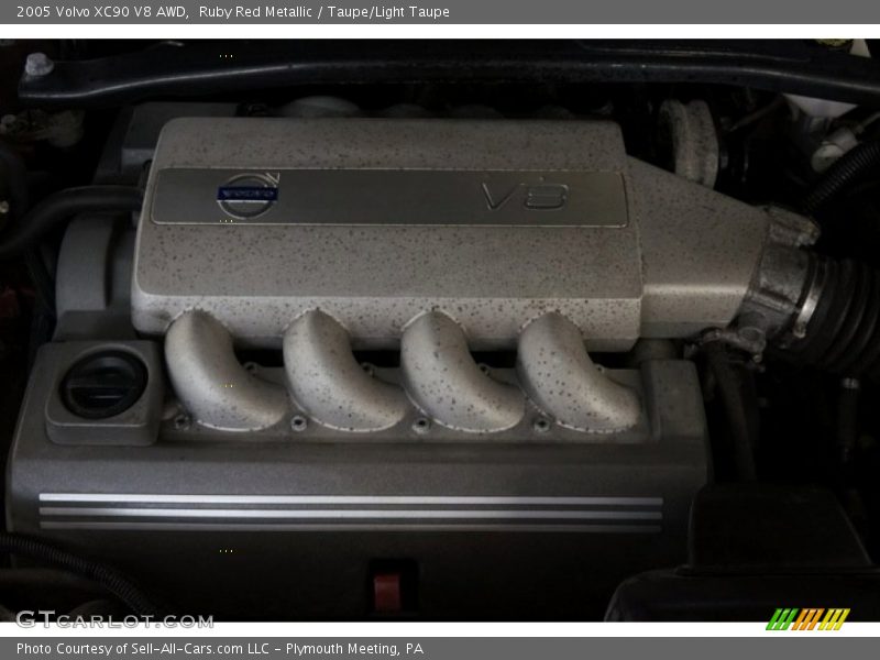 Ruby Red Metallic / Taupe/Light Taupe 2005 Volvo XC90 V8 AWD