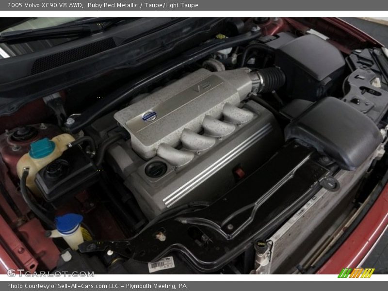 Ruby Red Metallic / Taupe/Light Taupe 2005 Volvo XC90 V8 AWD