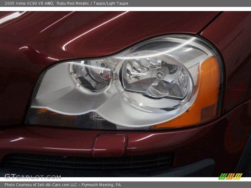 Ruby Red Metallic / Taupe/Light Taupe 2005 Volvo XC90 V8 AWD