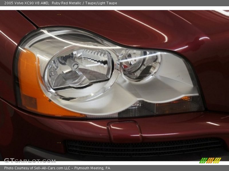 Ruby Red Metallic / Taupe/Light Taupe 2005 Volvo XC90 V8 AWD