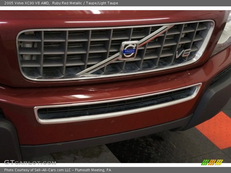 Ruby Red Metallic / Taupe/Light Taupe 2005 Volvo XC90 V8 AWD