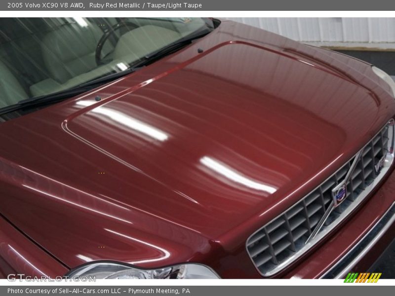 Ruby Red Metallic / Taupe/Light Taupe 2005 Volvo XC90 V8 AWD