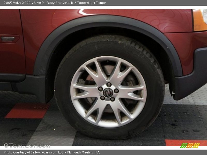 Ruby Red Metallic / Taupe/Light Taupe 2005 Volvo XC90 V8 AWD