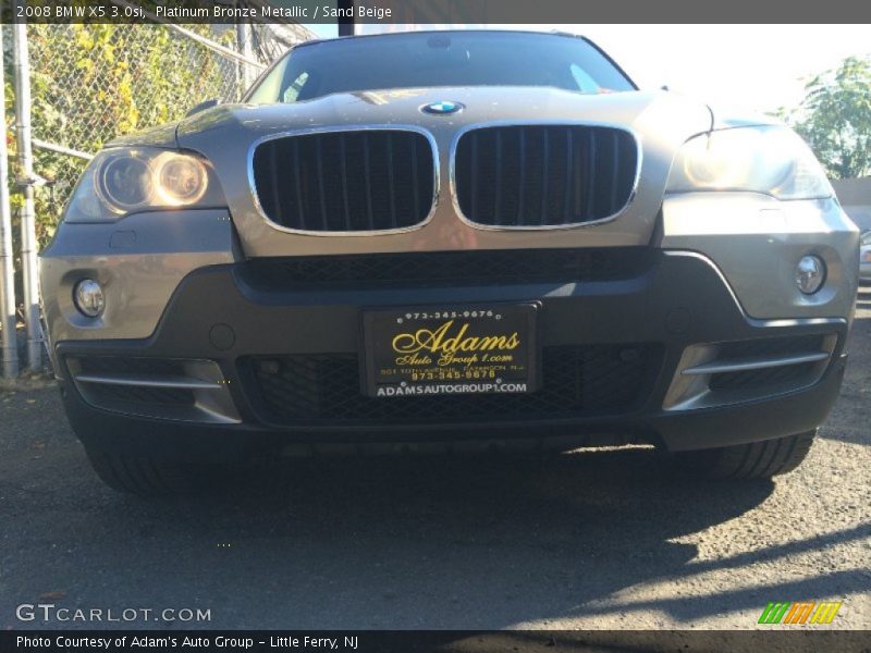 Platinum Bronze Metallic / Sand Beige 2008 BMW X5 3.0si