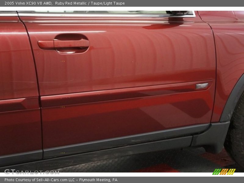 Ruby Red Metallic / Taupe/Light Taupe 2005 Volvo XC90 V8 AWD