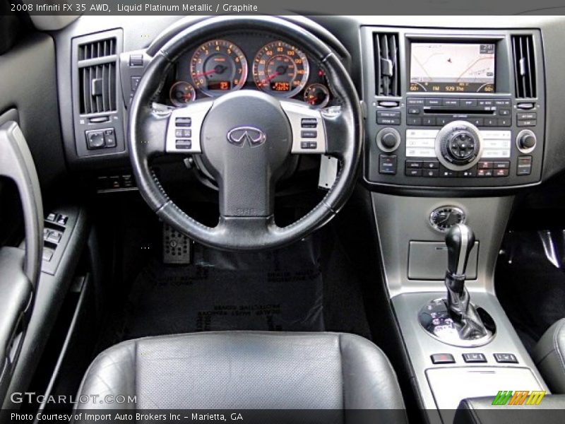 Liquid Platinum Metallic / Graphite 2008 Infiniti FX 35 AWD