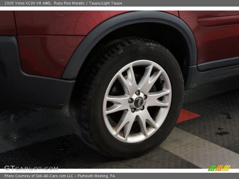 Ruby Red Metallic / Taupe/Light Taupe 2005 Volvo XC90 V8 AWD