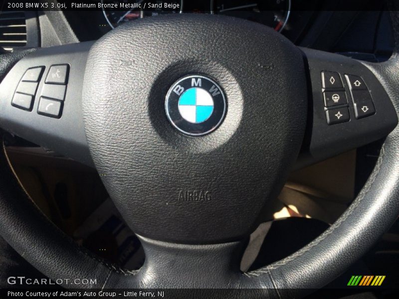 Platinum Bronze Metallic / Sand Beige 2008 BMW X5 3.0si