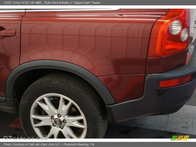 Ruby Red Metallic / Taupe/Light Taupe 2005 Volvo XC90 V8 AWD