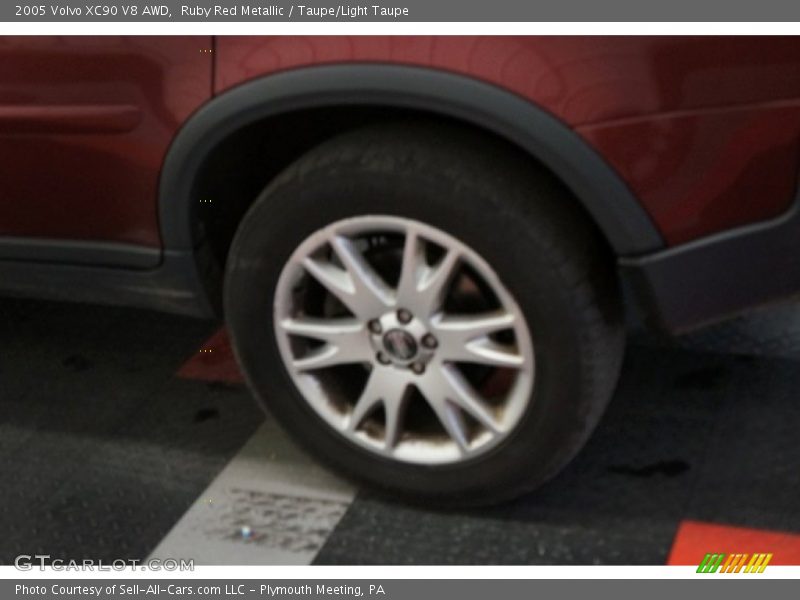 Ruby Red Metallic / Taupe/Light Taupe 2005 Volvo XC90 V8 AWD