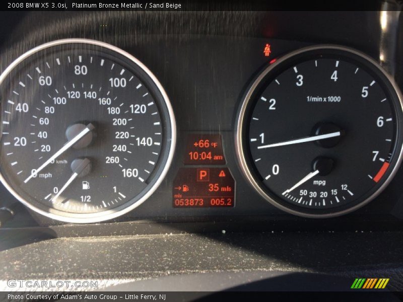 Platinum Bronze Metallic / Sand Beige 2008 BMW X5 3.0si