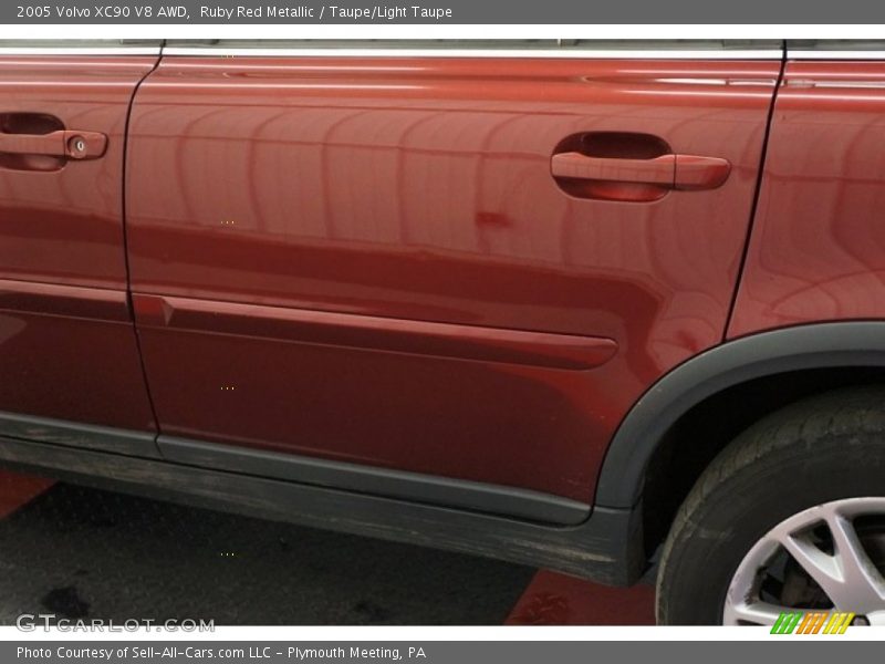 Ruby Red Metallic / Taupe/Light Taupe 2005 Volvo XC90 V8 AWD