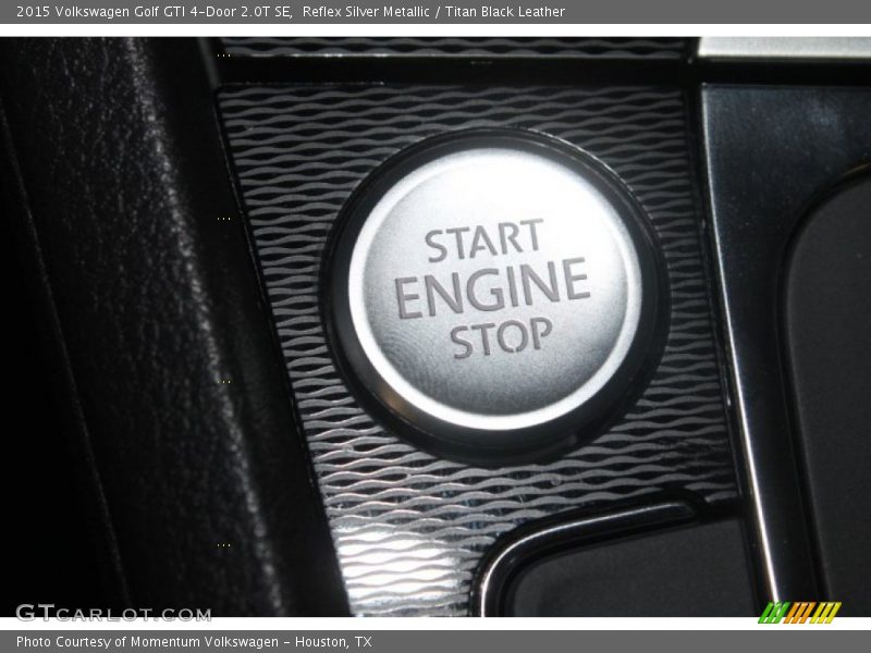 Reflex Silver Metallic / Titan Black Leather 2015 Volkswagen Golf GTI 4-Door 2.0T SE