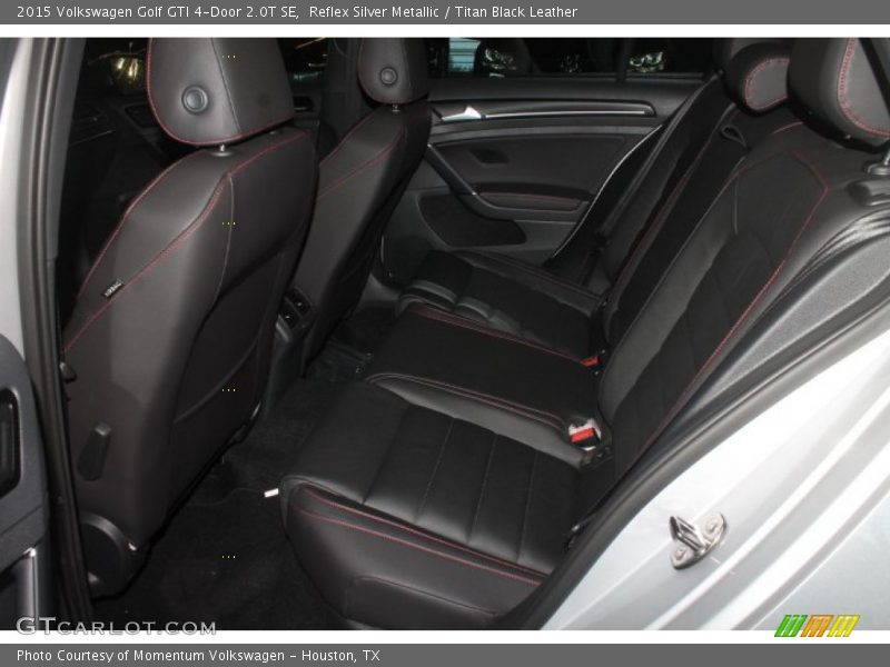 Reflex Silver Metallic / Titan Black Leather 2015 Volkswagen Golf GTI 4-Door 2.0T SE