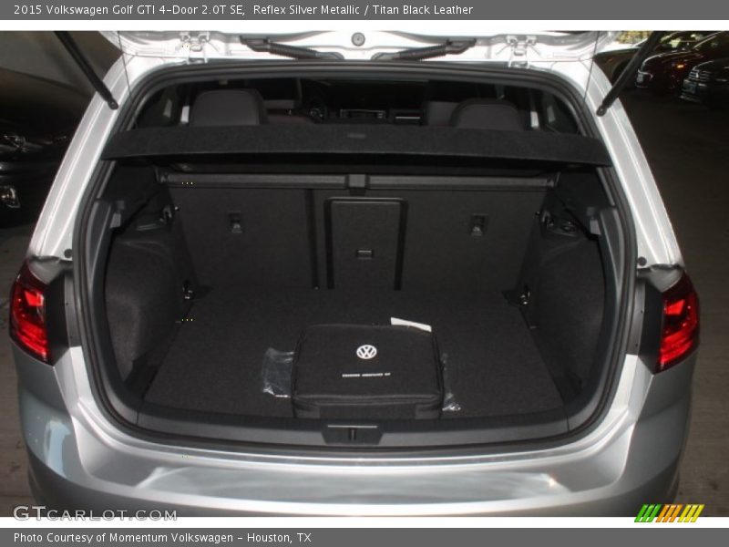Reflex Silver Metallic / Titan Black Leather 2015 Volkswagen Golf GTI 4-Door 2.0T SE