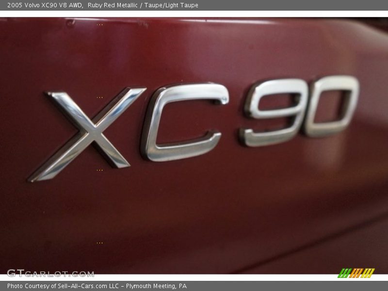 Ruby Red Metallic / Taupe/Light Taupe 2005 Volvo XC90 V8 AWD