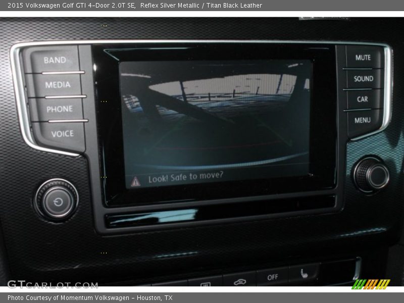 Reflex Silver Metallic / Titan Black Leather 2015 Volkswagen Golf GTI 4-Door 2.0T SE