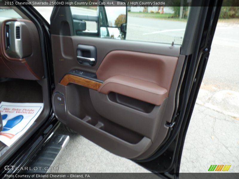 Door Panel of 2015 Silverado 2500HD High Country Crew Cab 4x4