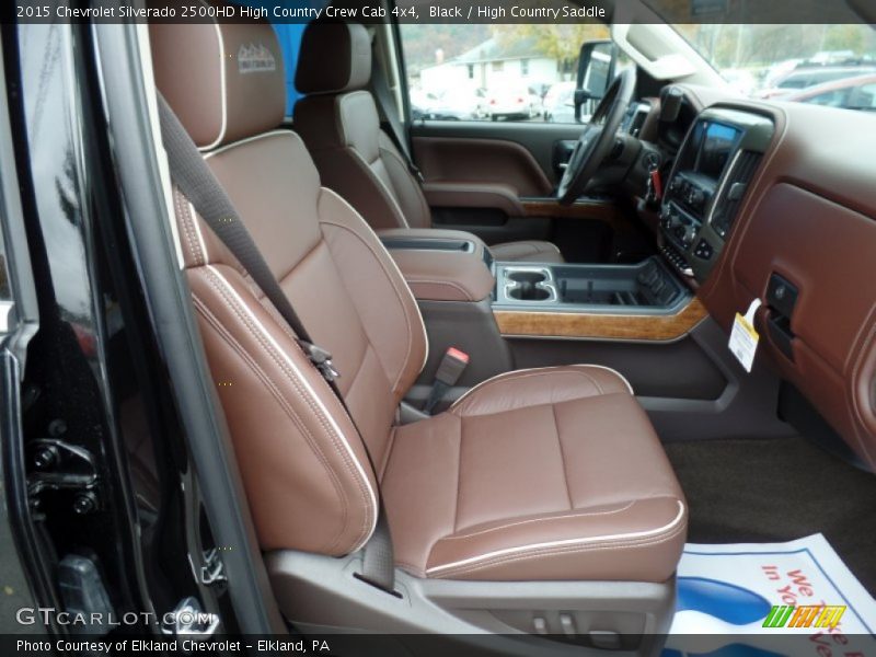 Front Seat of 2015 Silverado 2500HD High Country Crew Cab 4x4
