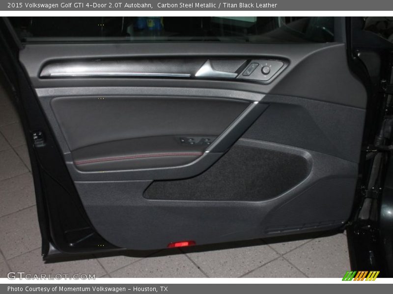 Carbon Steel Metallic / Titan Black Leather 2015 Volkswagen Golf GTI 4-Door 2.0T Autobahn