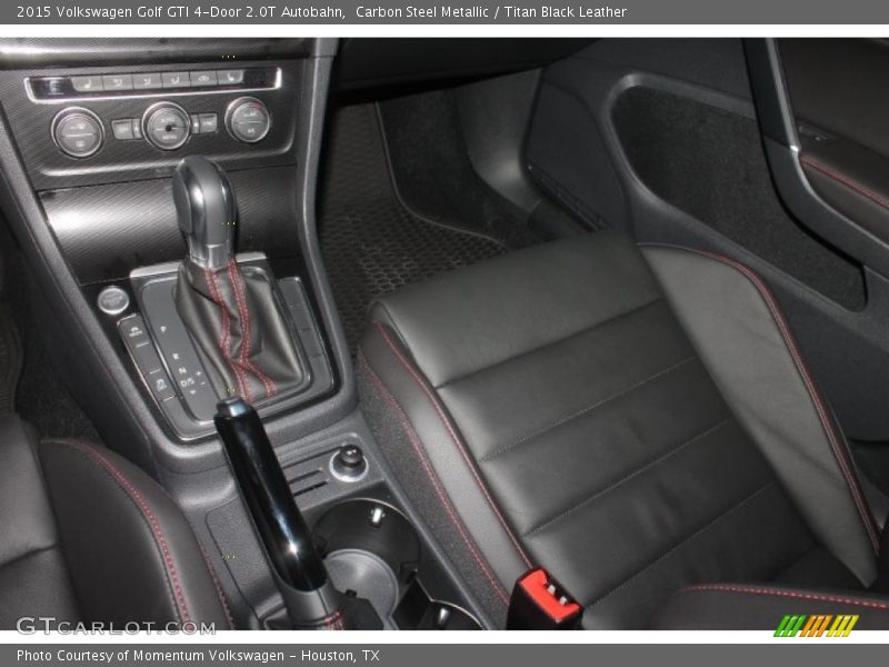 Carbon Steel Metallic / Titan Black Leather 2015 Volkswagen Golf GTI 4-Door 2.0T Autobahn