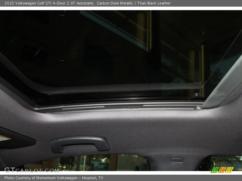 Carbon Steel Metallic / Titan Black Leather 2015 Volkswagen Golf GTI 4-Door 2.0T Autobahn