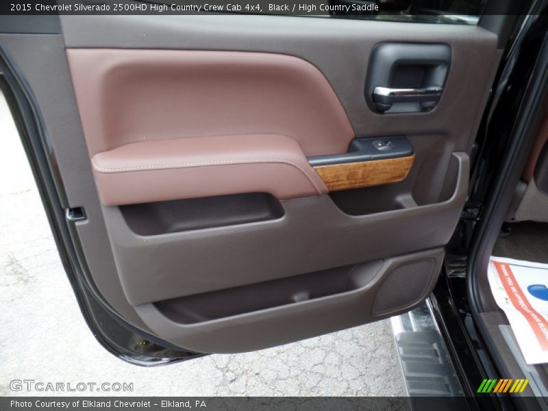 Door Panel of 2015 Silverado 2500HD High Country Crew Cab 4x4