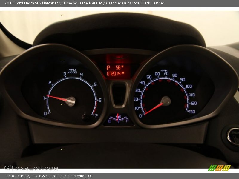  2011 Fiesta SES Hatchback SES Hatchback Gauges