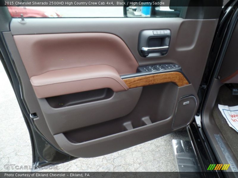 Door Panel of 2015 Silverado 2500HD High Country Crew Cab 4x4