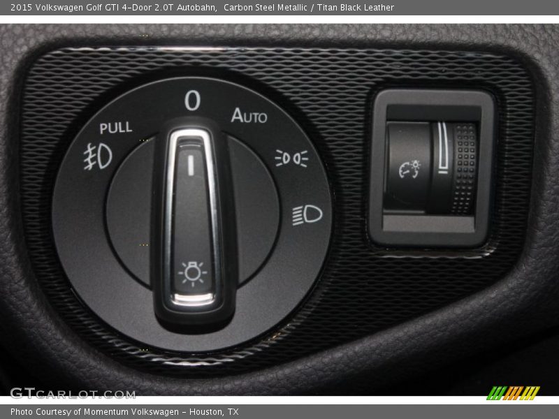 Carbon Steel Metallic / Titan Black Leather 2015 Volkswagen Golf GTI 4-Door 2.0T Autobahn