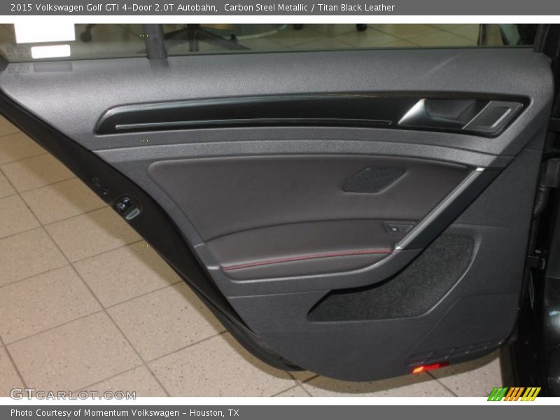 Carbon Steel Metallic / Titan Black Leather 2015 Volkswagen Golf GTI 4-Door 2.0T Autobahn